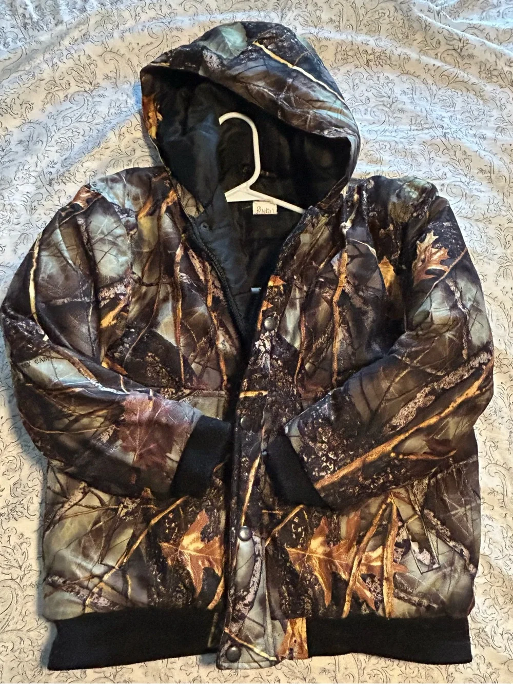 WFS Element Gear Youth Insulated Camo Bomber Jacket